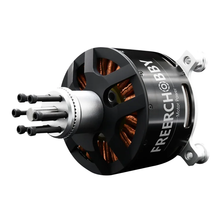 محرك تيار مستمر بدون فرشاة FRC - مراجعة 12090 Brushless Outrunner Motor وسعره